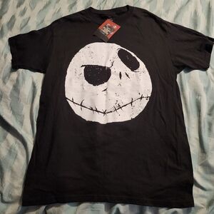 NWT Disney Jack Skellington White‎ Face The Nightmare Before Christmas T-Shirt